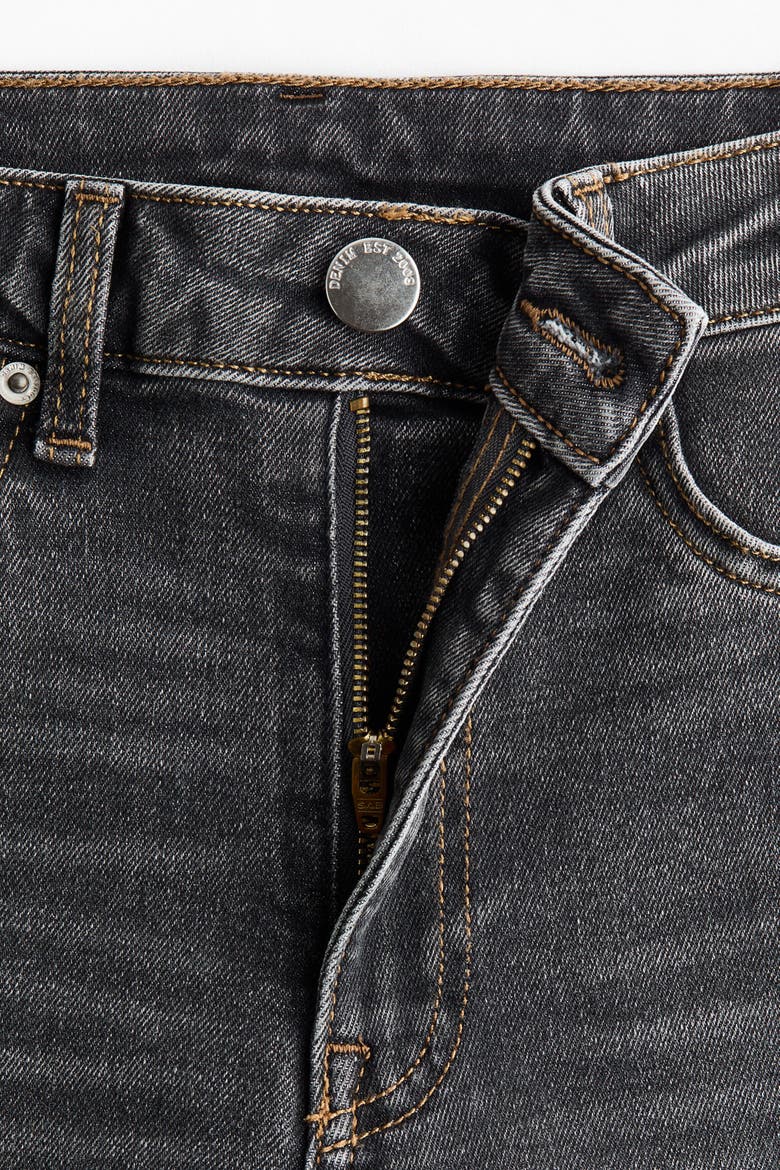 Flared High Waist Jeans, Alternate, color, Dark denim gray