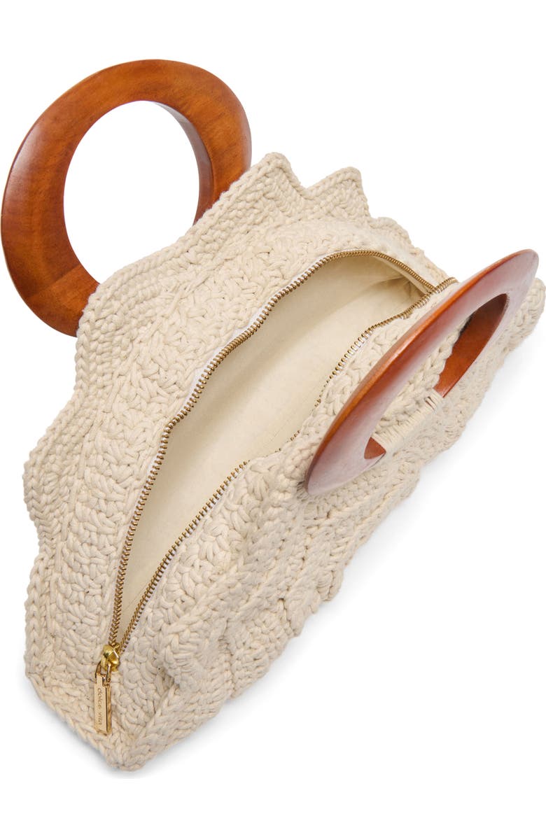 Dolce Vita Maren Knit Top Handle Bag, Alternate, color, Natural