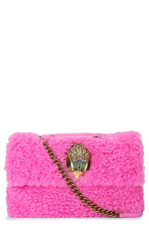 Large Kensington Faux Fur Shoulder Bag
