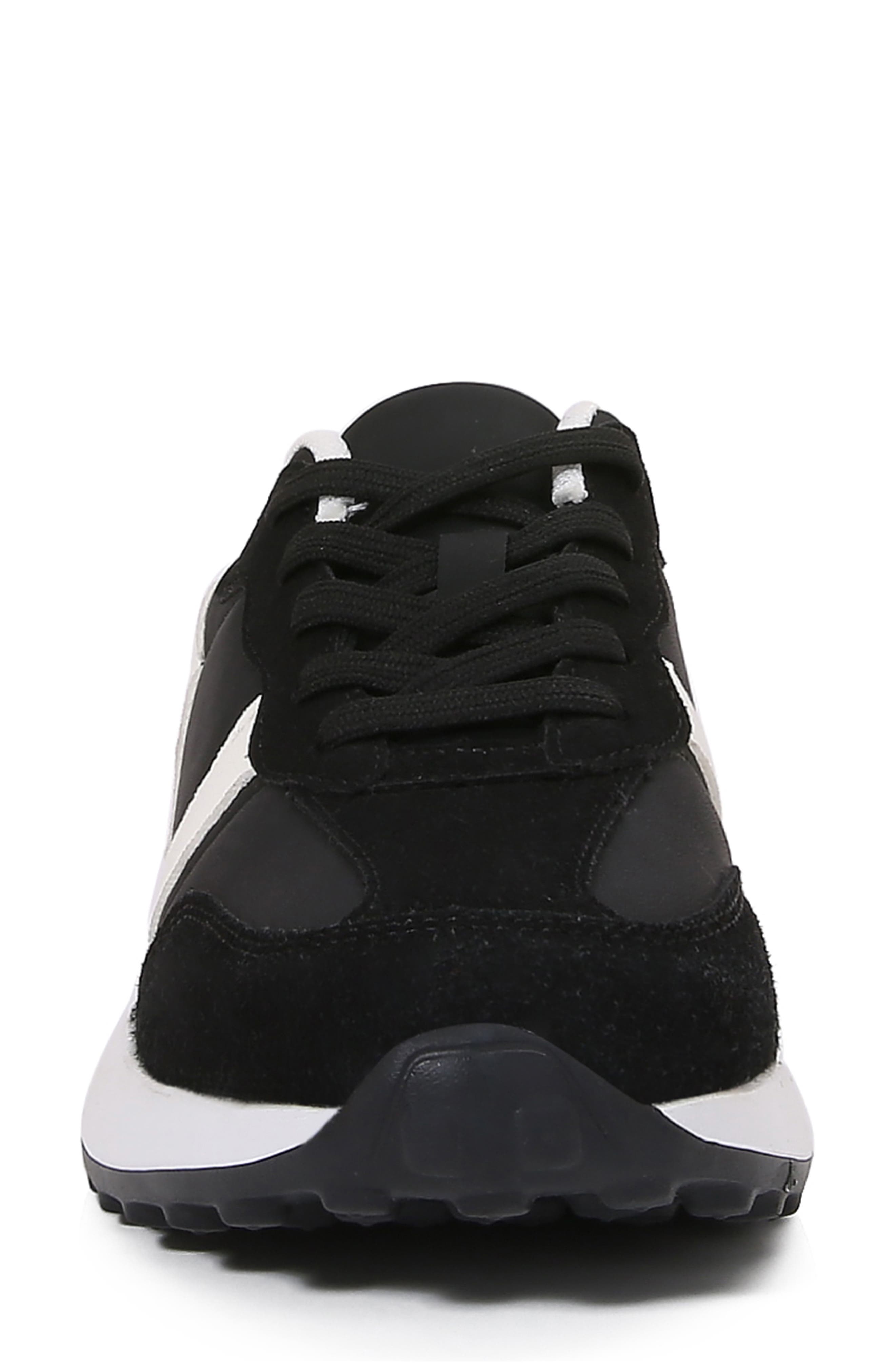 Beyonce Retro Lace-Up Sneaker, Alternate, color, BLACK