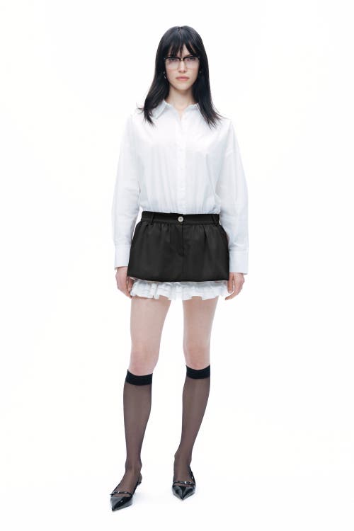 NOCTURNE NOCTURNE SHIRT COLLAR BODYSUIT