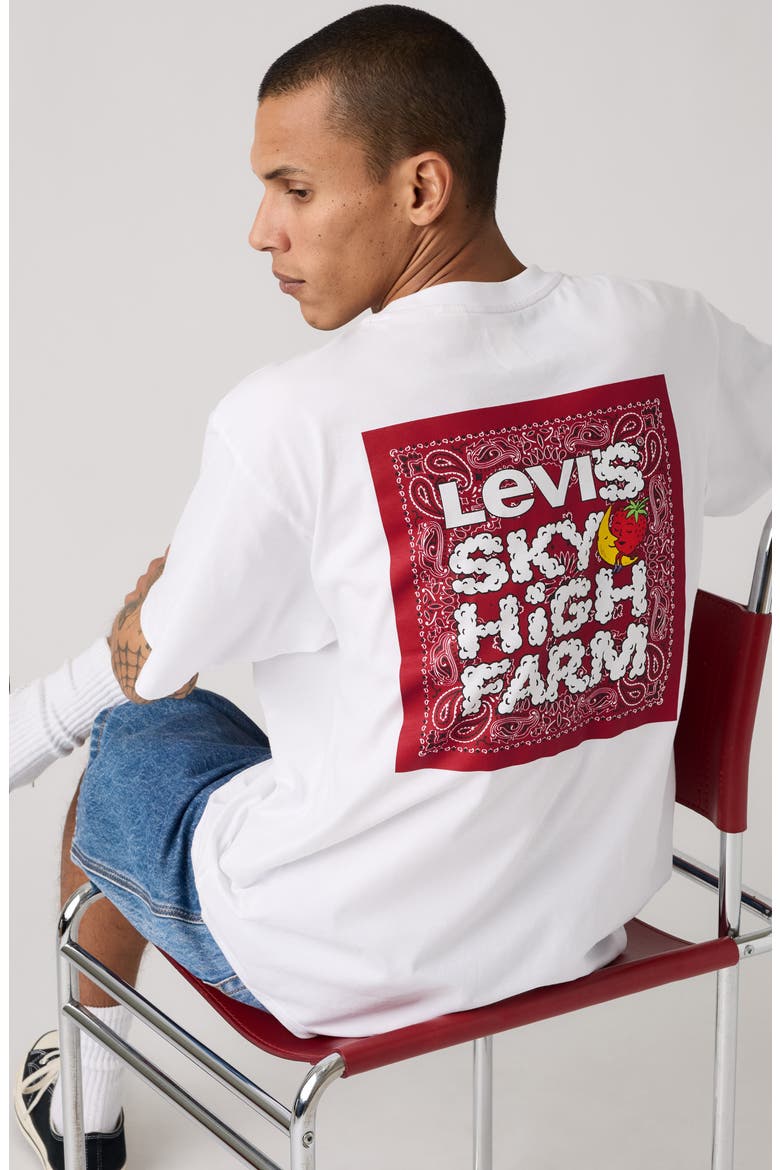 x Sky High Farm Goods Oversize Pocket Graphic T-Shirt, Alternate, color, X SHFU CLOUD S BLACK