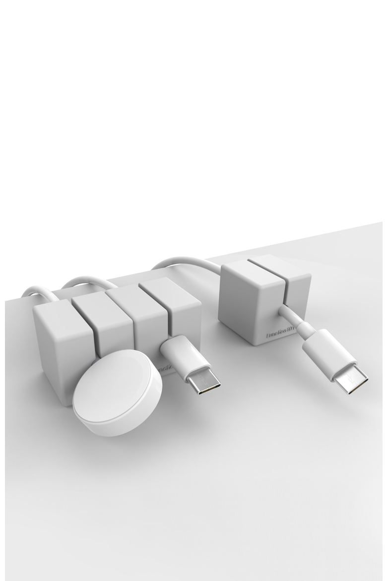 Cable Blocks - Magnetic Cable Organizers, Alternate, color, Grey