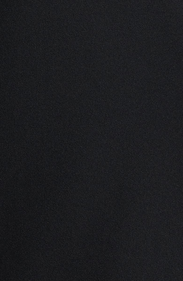 Ming Wang x Tanya Foster Deco Crepe One-Button Blazer, Alternate, color, Black