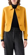 Akris punto Wool Blend Boxy Jacket