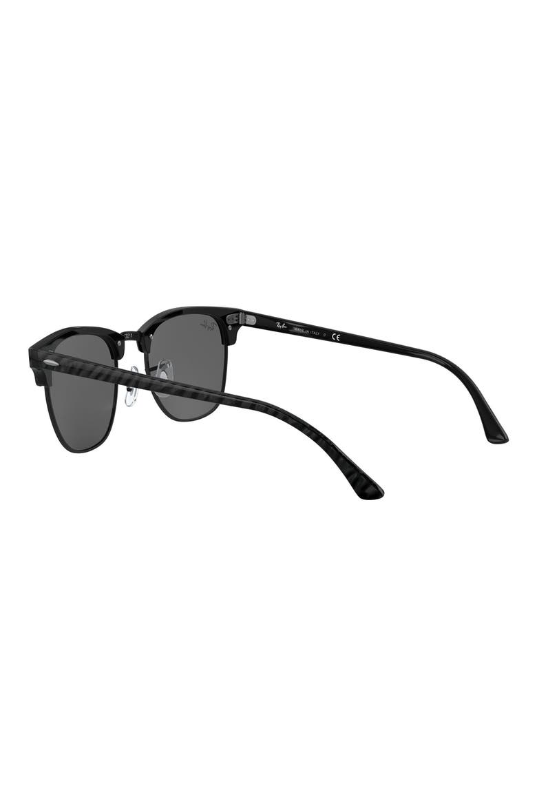 49mm Square Sunglasses, Alternate, color, BLACK/ DARK GREY