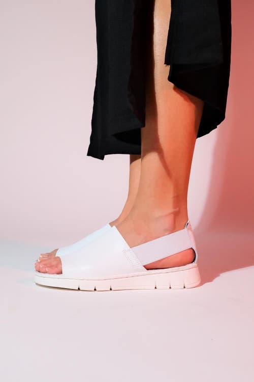 Forever & Always Shoes Londoi Elastic Strap Leather Sandal