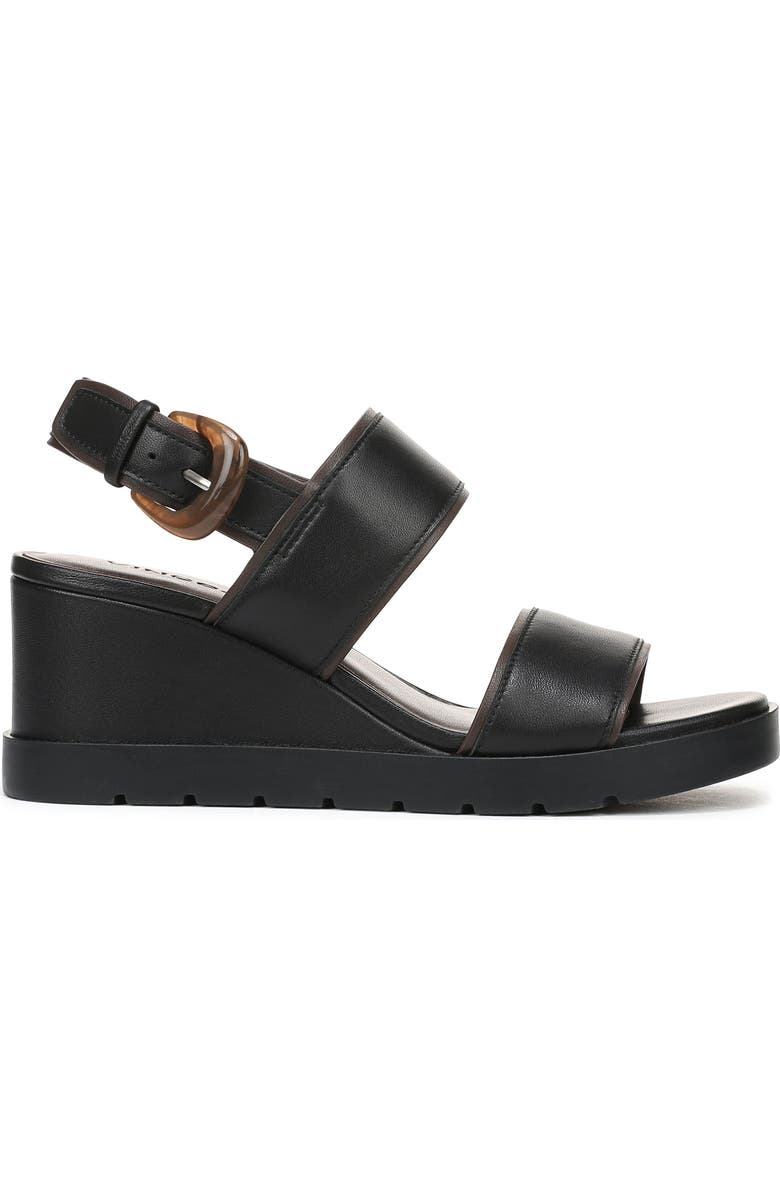 Vince Roma Wedge Slingback Sandal, Alternate, color, Black