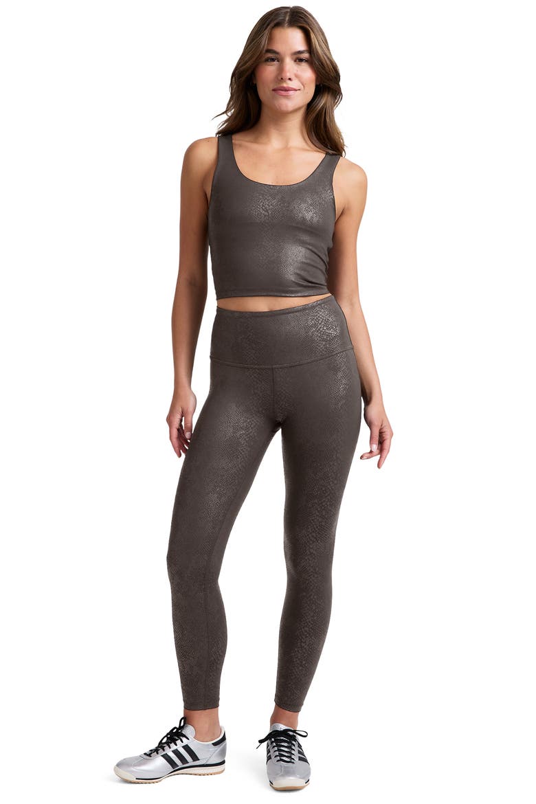 Viper High Waist Leggings, Alternate, color, ESPRESSO VIPER