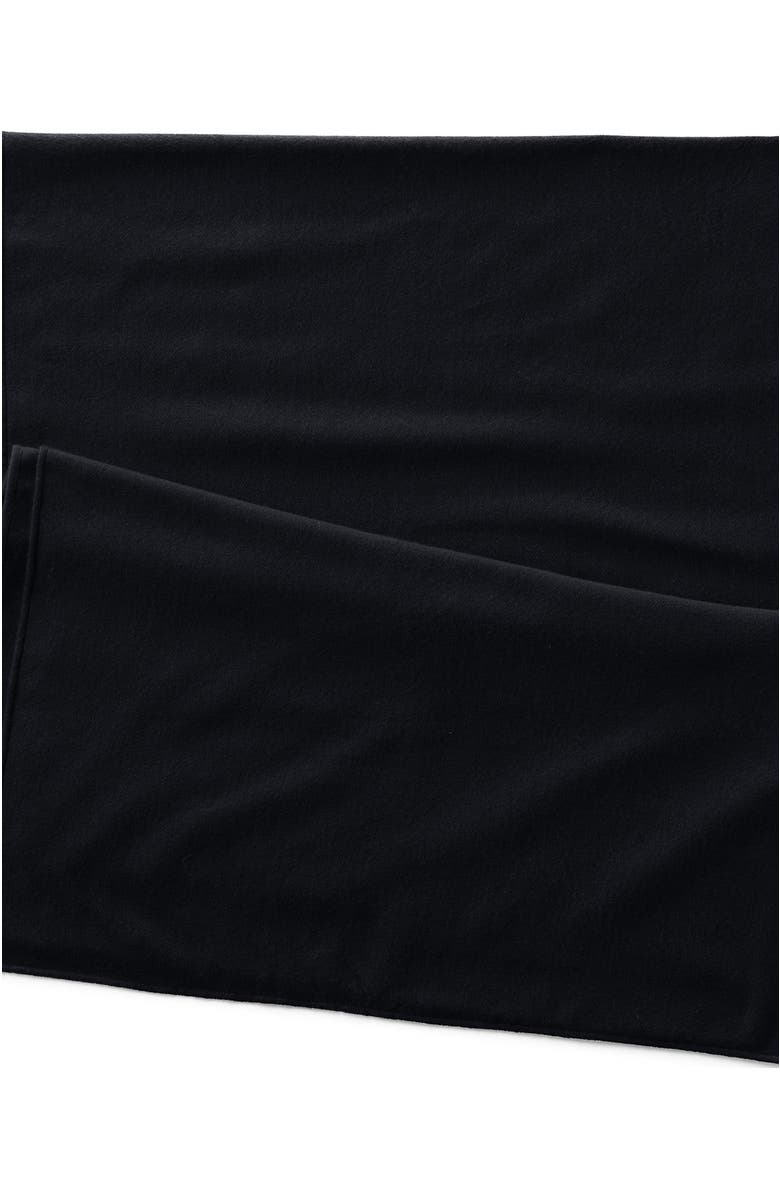 Lands' End CashTouch Shawl Wrap, Alternate, color, Black