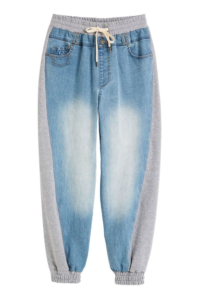 Hybrid Jogger Jeans, Alternate, color, LIGHT BLUE