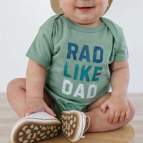 Sweet Wink Rad Like Dad Short Sleeve Bodysuit In Sage