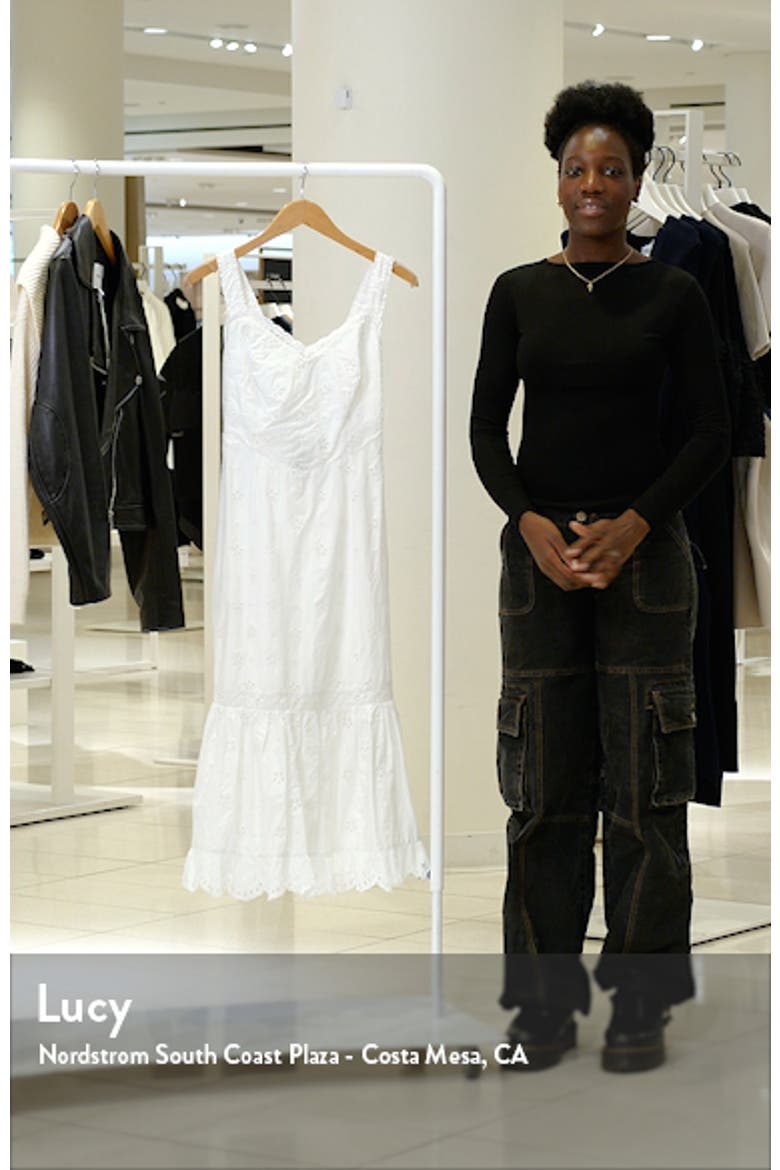Pallas Eyelet Sleeveless Dress video