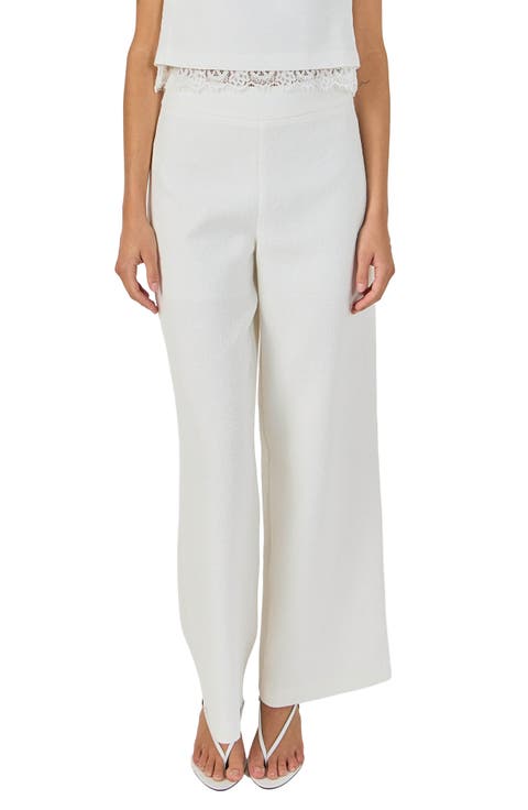 High Waist Wide Leg Pants