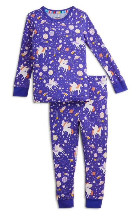 Kids' Galaxy Glittercorn Tencel Modal Pajamas