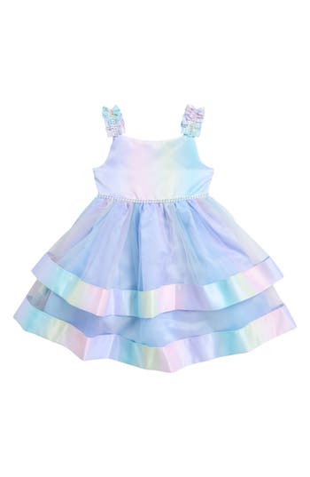BLUEBERRY BLUEBERRY KIDS' RAINBOW PARTY DRESS