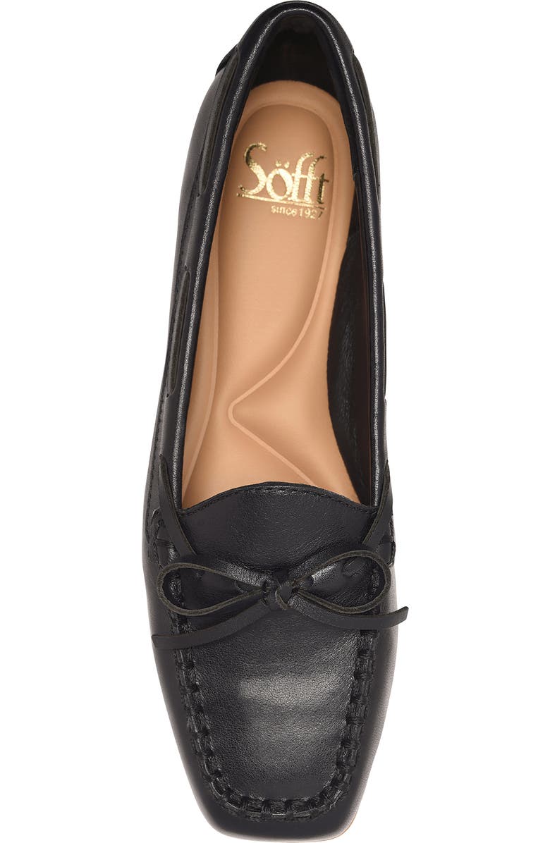 Söfft Pam Boat Shoe Loafer, Alternate, color, Black