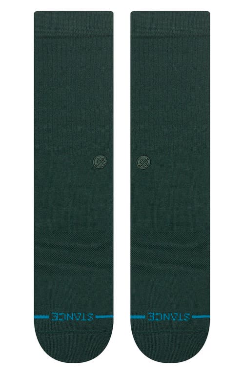 Stance Icon Crew Socks In Green