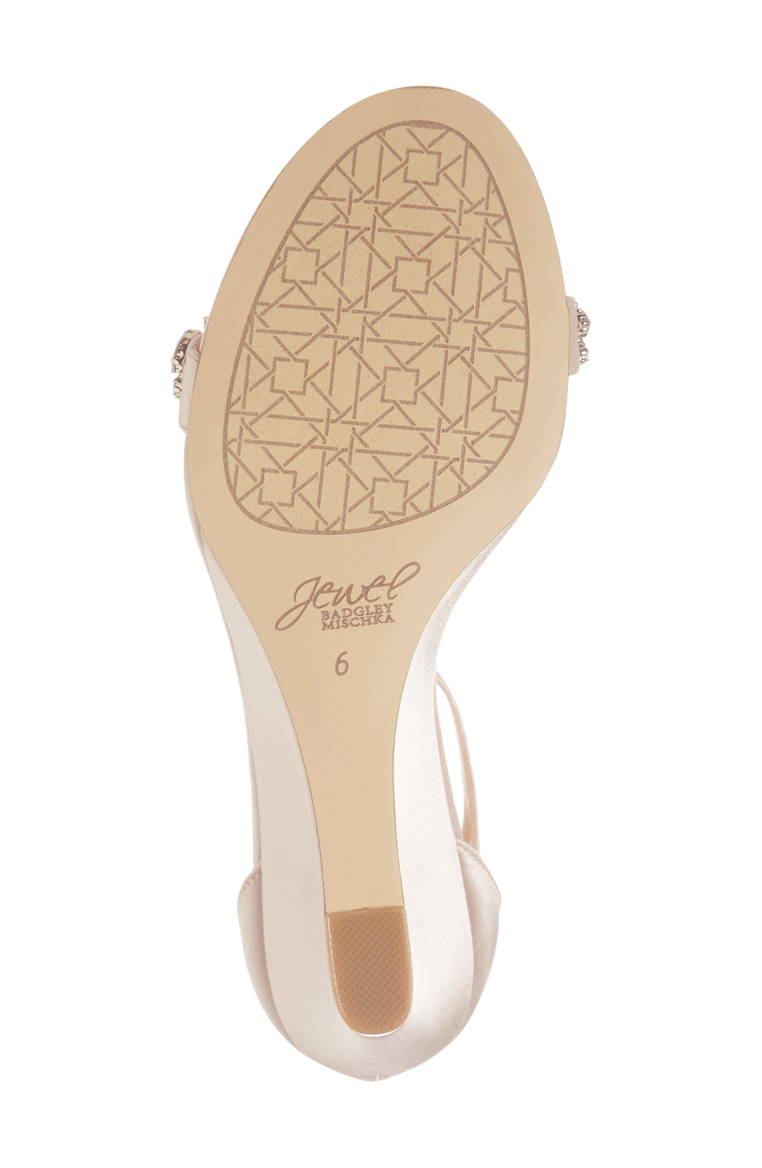 Jewel Badgley Mischka Meryl Wedge Sandal, Alternate, color, 