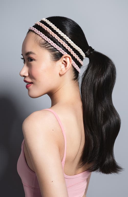 The Hair Edit Salutations 3-pack Headbands In Transparent