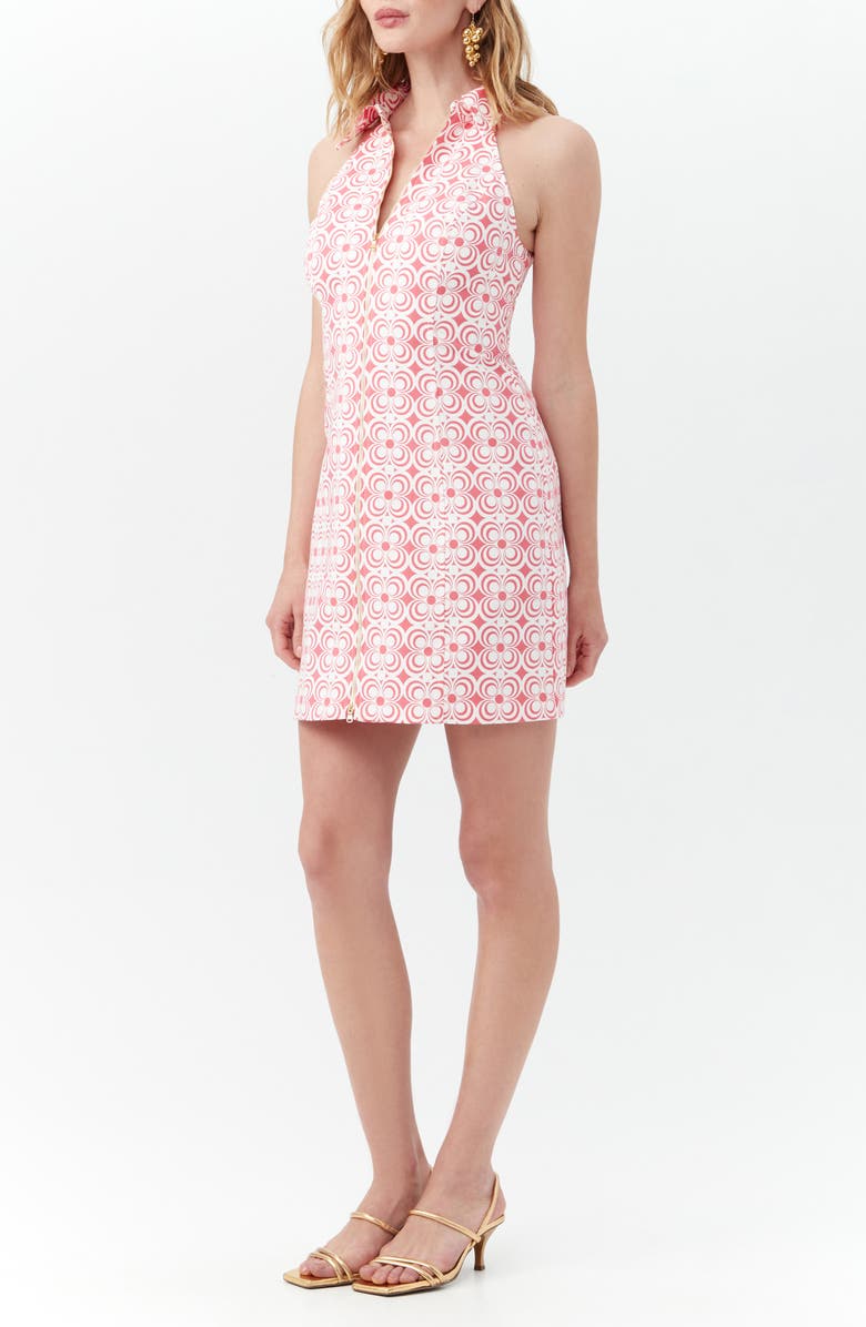 Trina Turk Rosalina Sleeveless Sheath Dress, Alternate, color, Positano Pink