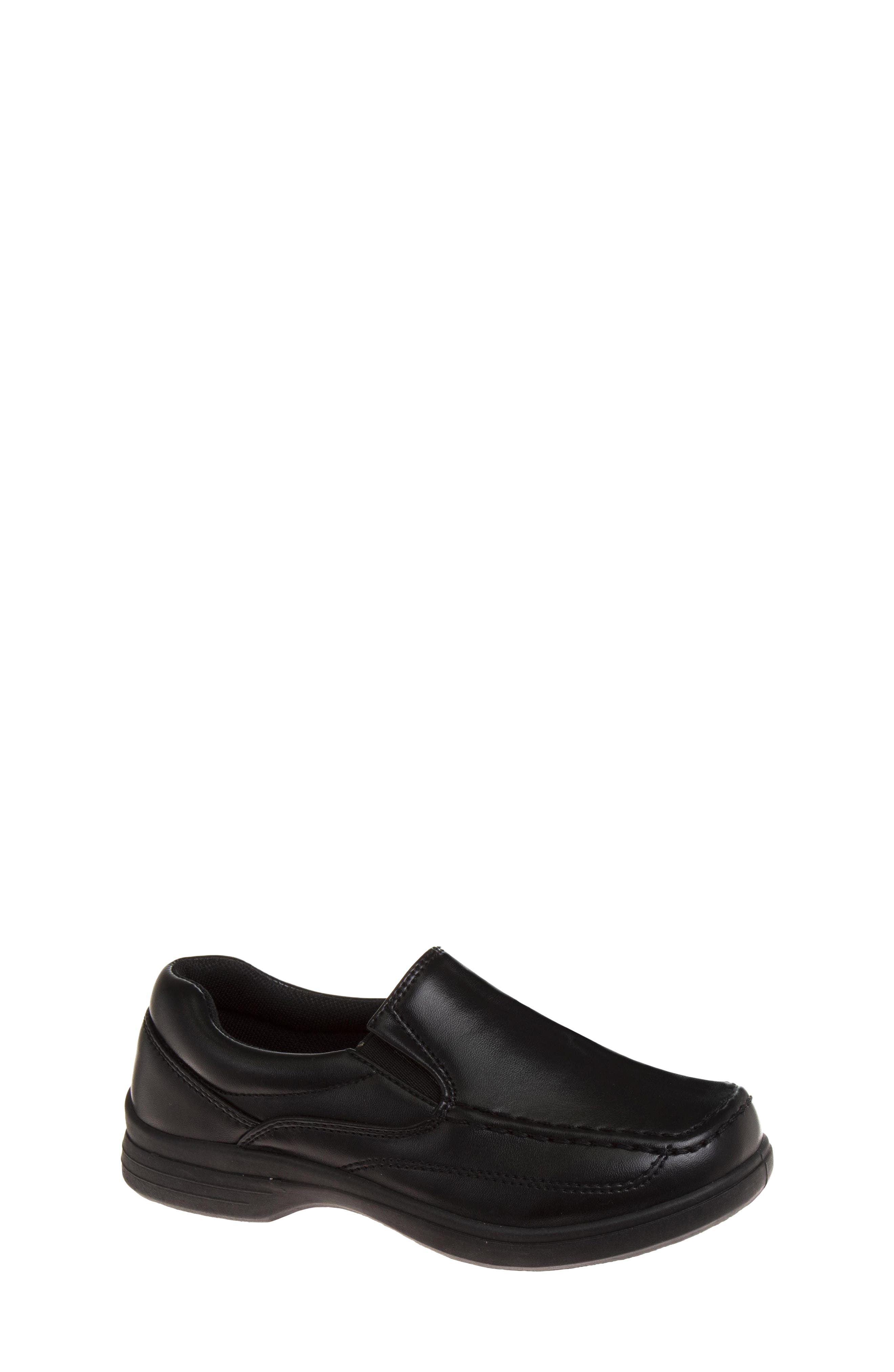 Kids' French Toast School Slip-On Shoe, Main, color, BLACK