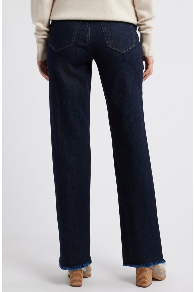 Over the Bump Relaxed Straight Leg Maternity Jeans, Alternate, color, RINSE