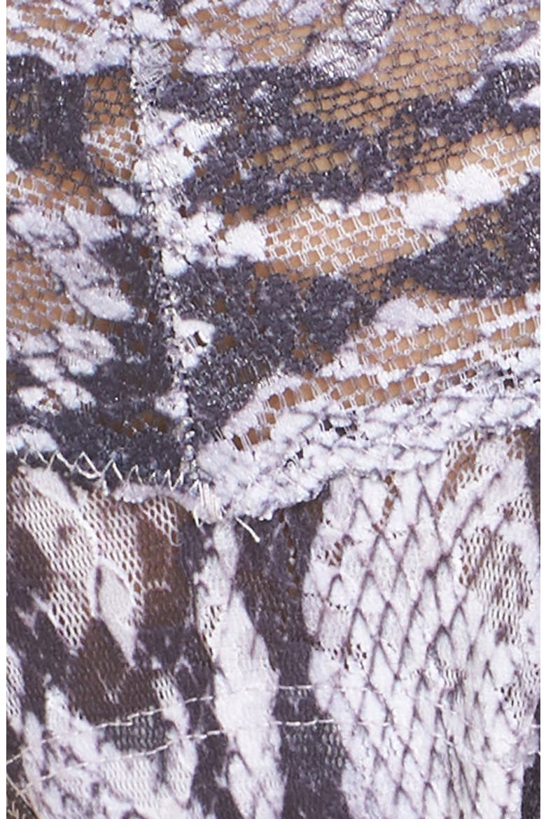 Python Print Thong, Alternate, color, GREY-WHITE