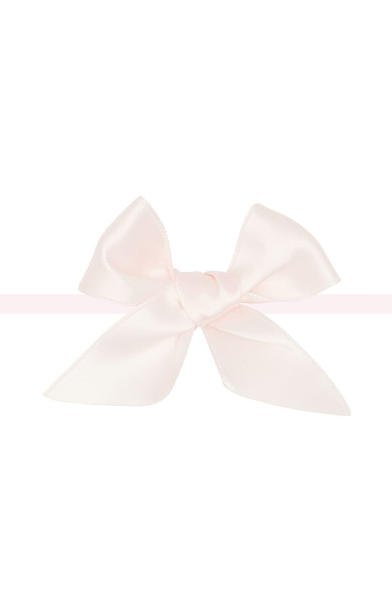 Baby Bling Baby Bloom Satin Skinny Headband, Main, color, Rose Petal