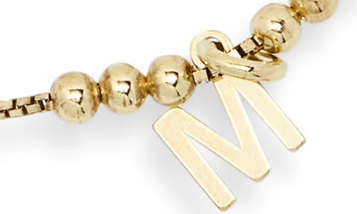 Argento Vivo 'mama' Dangle Line Bracelet In Gold