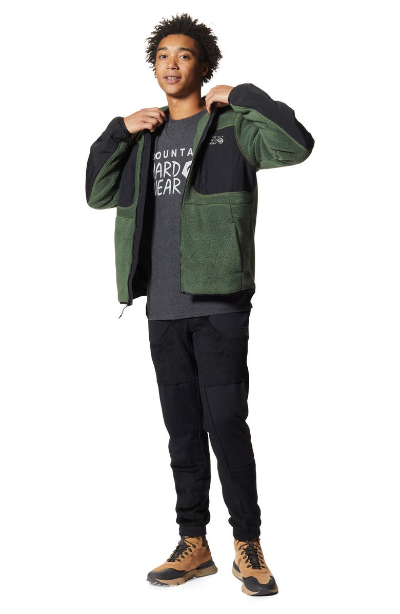 Mountain Hardwear Polartec<sup>®</sup> High Loft Fleece Pants, Alternate, color, Black