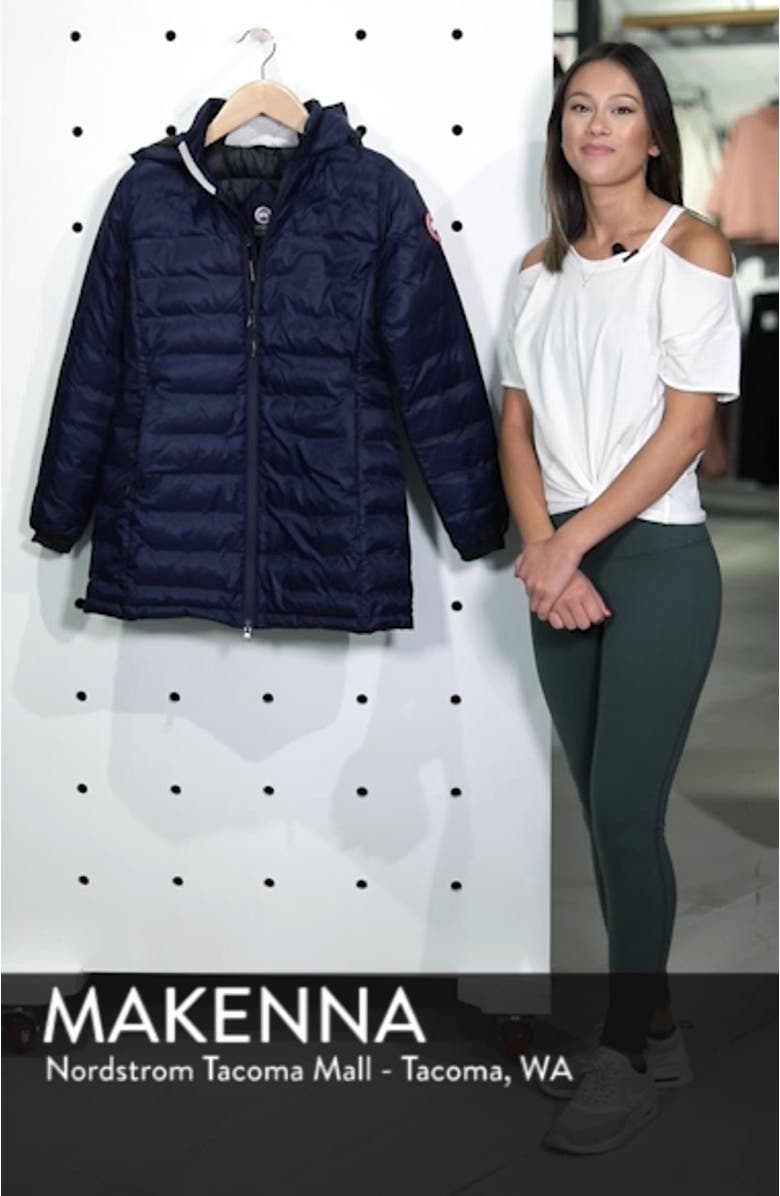 'Camp' Slim Fit Hooded Packable Down Jacket, sales video thumbnail