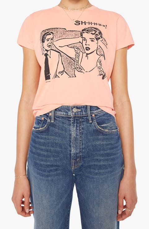 The Boxy Goodie Goodie Stretch Cotton Graphic T-Shirt