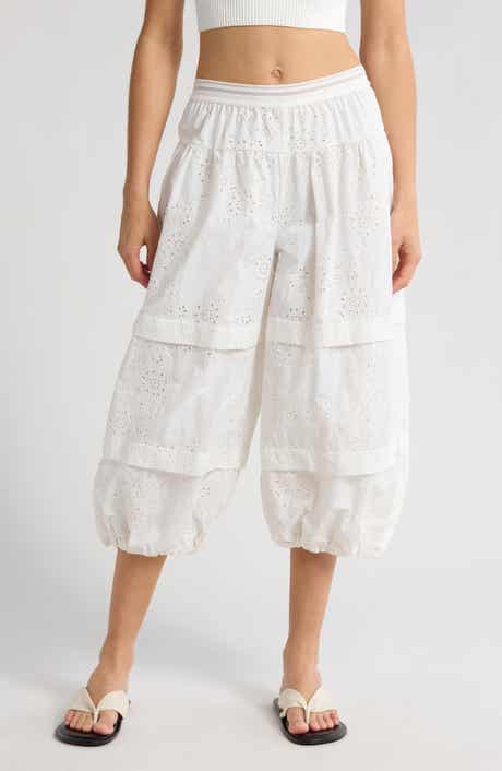 Free People FP Movement Gonna Love Me Eyelet Crop Joggers