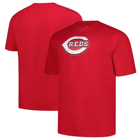 Men's Profile Red Cincinnati Reds Big & Tall Primary Logo T-Shirt
