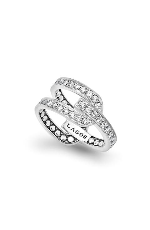 Caviar Spark Linear Diamond Ring