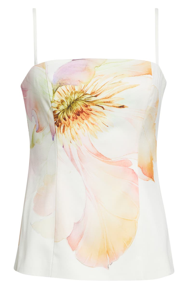 Toccin Claudelle Floral Square Neck Camisole, Alternate, color, 
