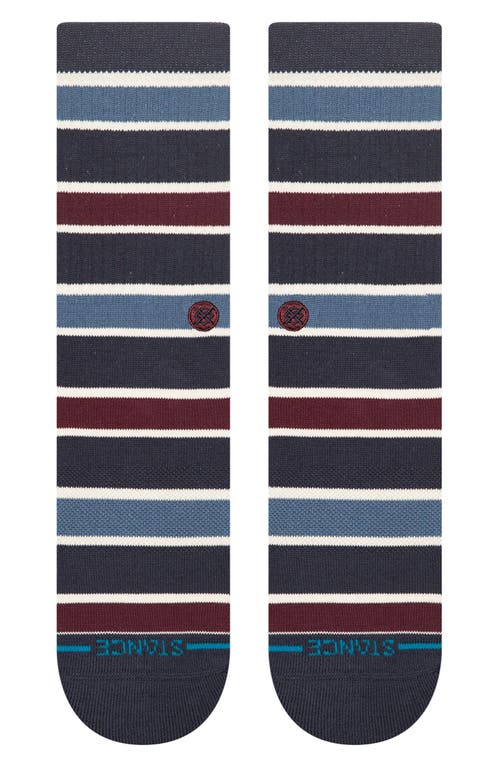 Stance Devon Stripe Drew Sock In Blue