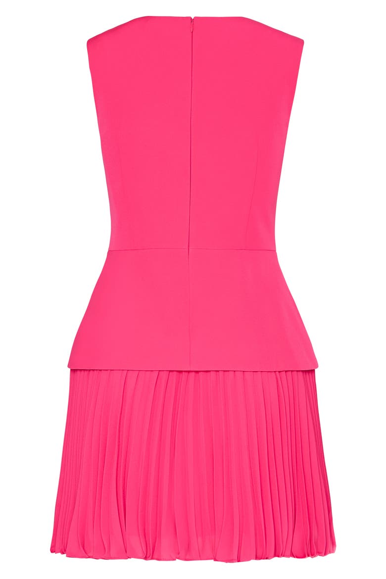 milly haddy pleated midi dress Haddy Pleated Midi Dress in Black