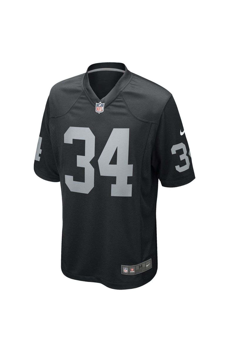 Nike Men's Nike Bo Jackson Black Las Vegas Raiders Game Retired Player Jersey, Alternate, color, 