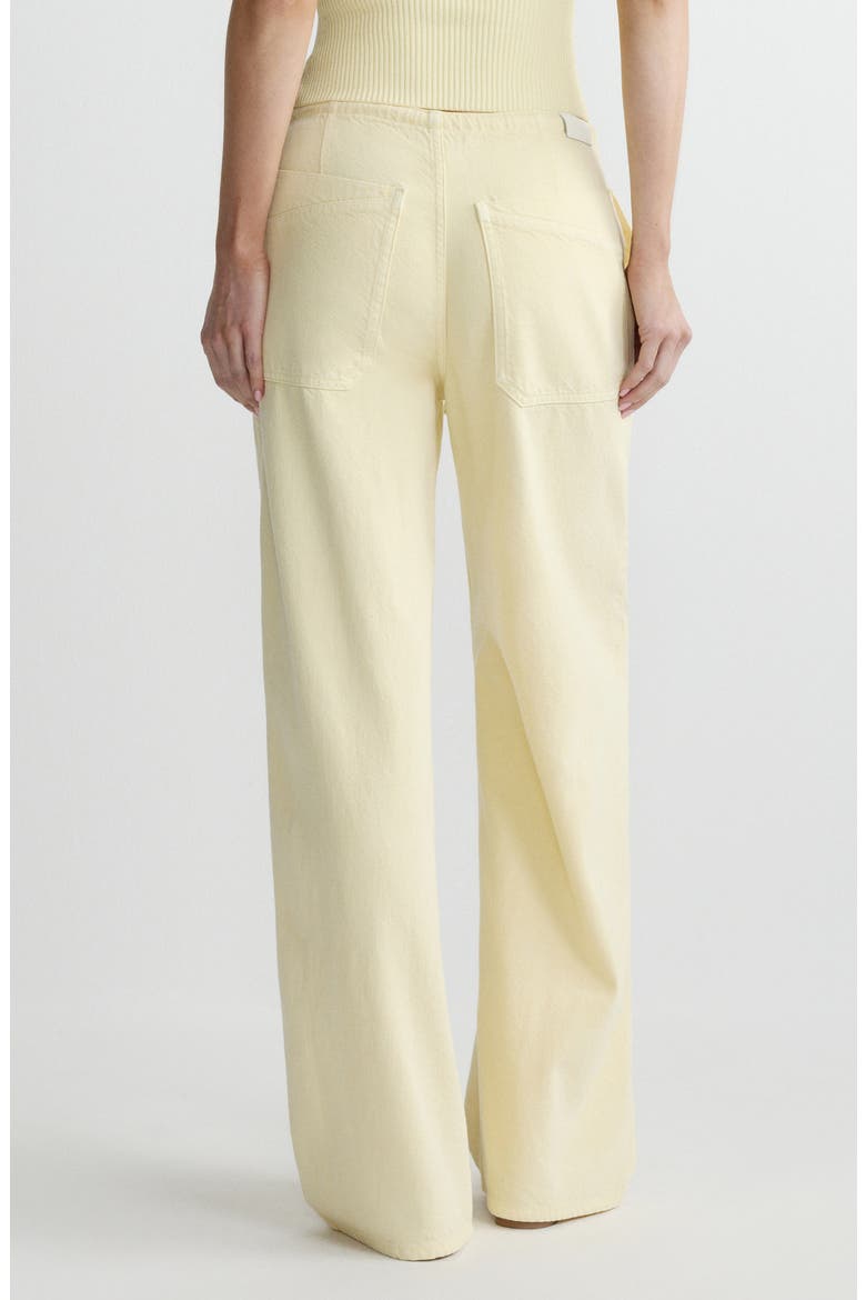 Sienna Drawstring Low Rise Relaxed Wide Leg Jeans, Alternate, color, PROSECCO AURA