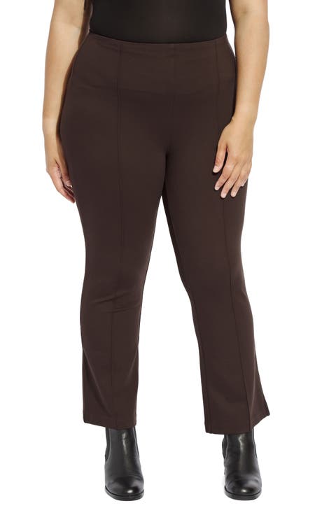 'Lyssentials Elysse Stretch Ponte Ankle Pants