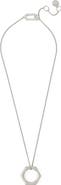 AllSaints Bamboo Texture Pendant Necklace