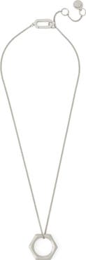 AllSaints Bamboo Texture Pendant Necklace