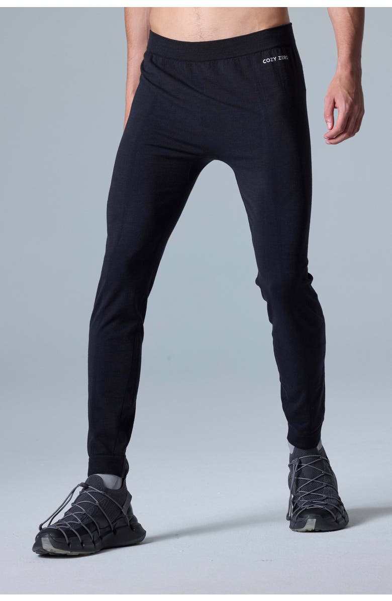 COZY ZERO Tech Merino Base Layer Slim Fit Jogger, Alternate, color, Black