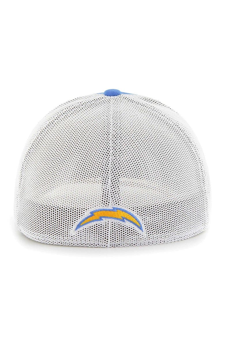 '47 Men's '47 Powder Blue Los Angeles Chargers Leather Head Flex Hat, Alternate, color, Powder Blue