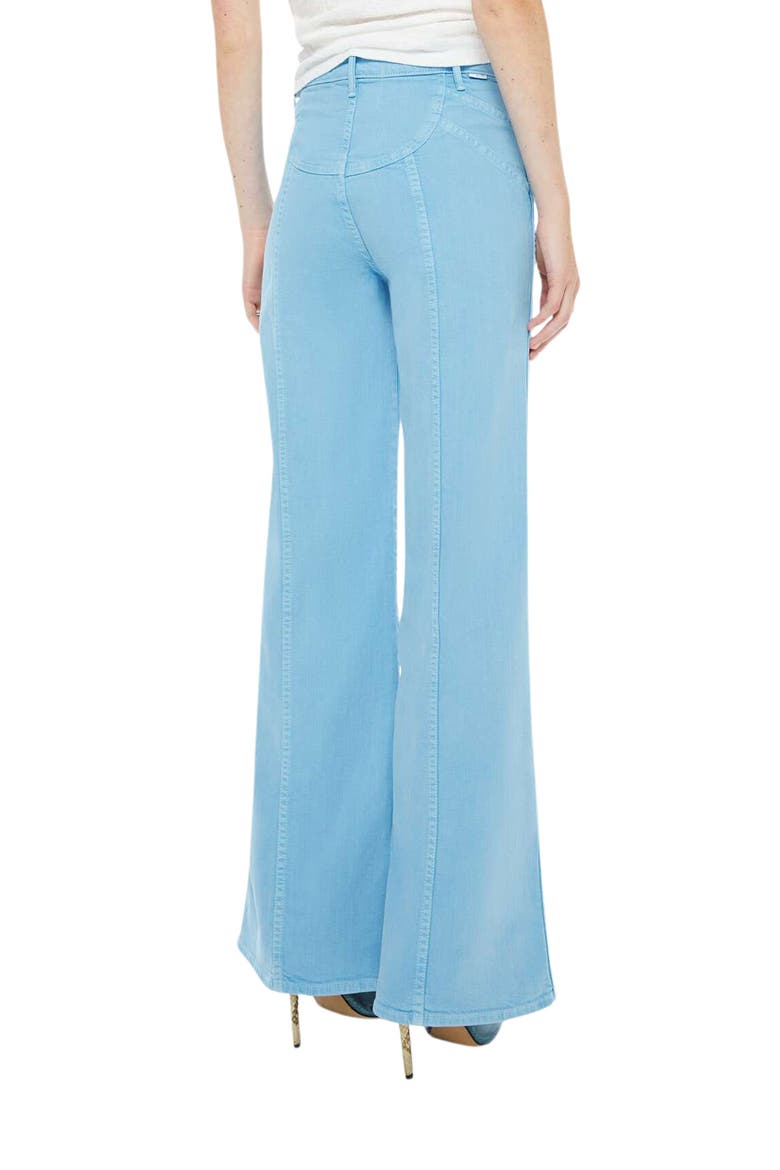 The Sunny Hustler Roller Sneak High Waist Wide Leg Jeans, Alternate, color, HERITAGE BLUE