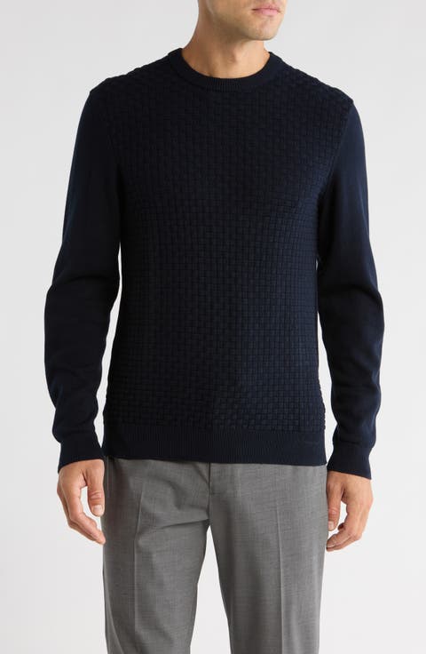 Ovalon Crewneck Cotton Sweater