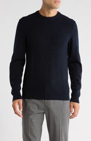 Robert Barakett Ovalon Crewneck Cotton Sweater