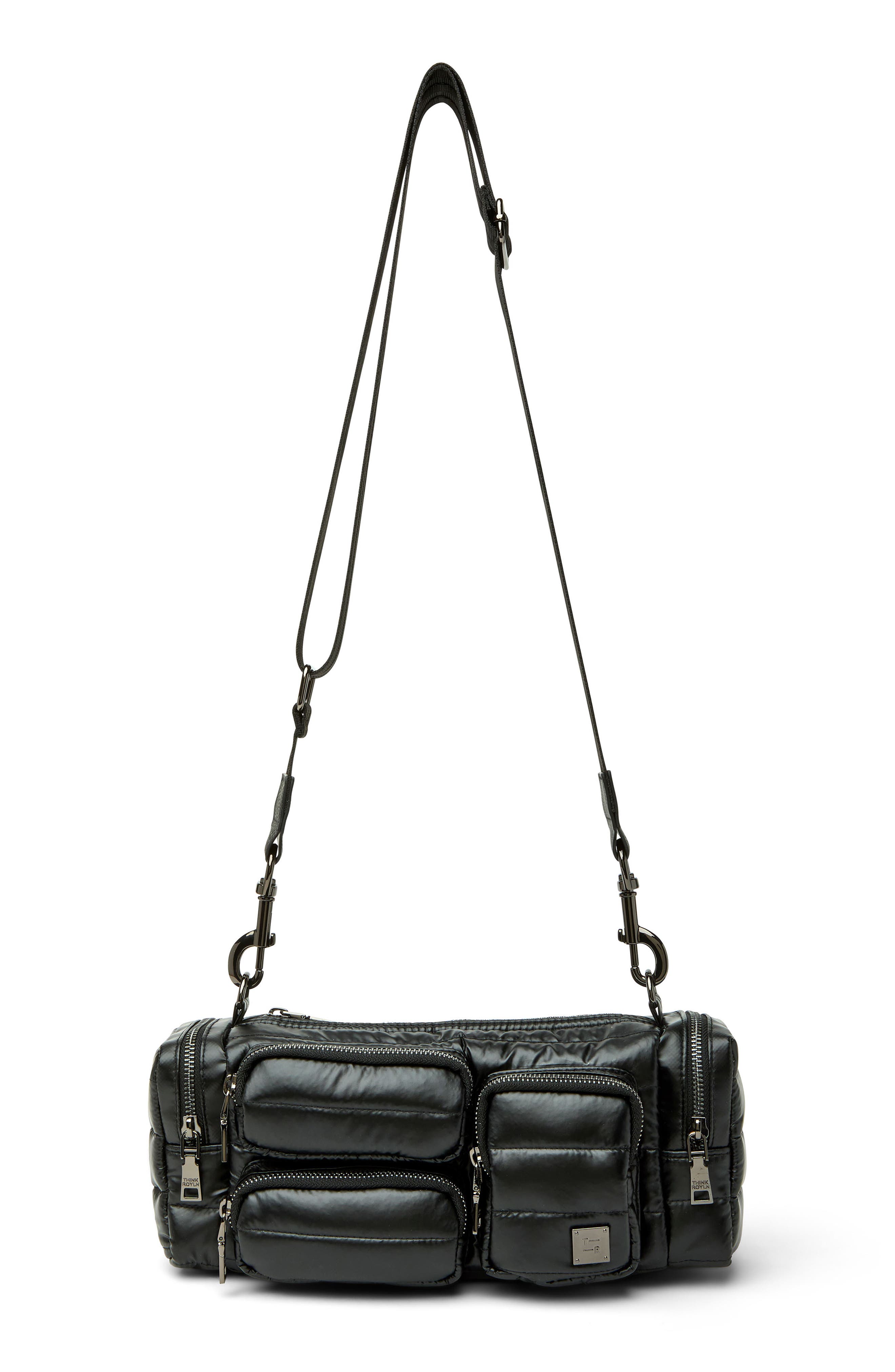 THINK ROYLN Lady Cargo Bag, Main, color, Pearl Black